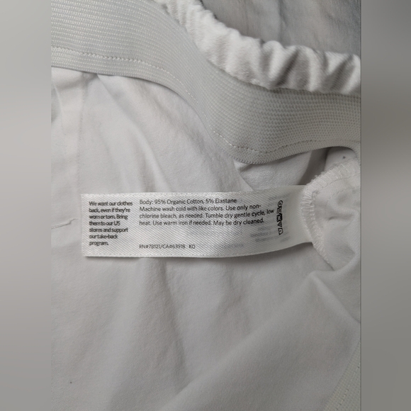 Eileen Fisher Women's White Pants No Size Tag - Picture 3 of 5